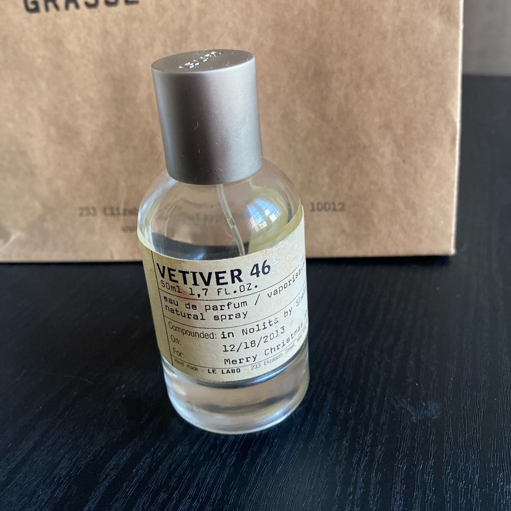 Le Labo Vetiver 46 50 ml empty bottle